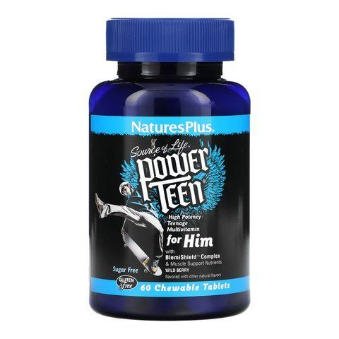 Power Teen His Chewable - 60 tabs фото