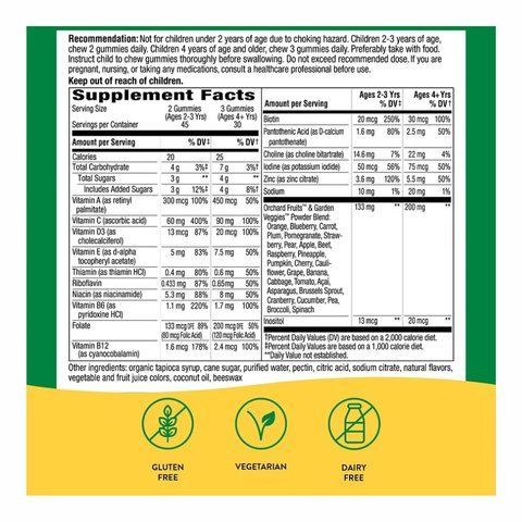 Premium Kids Multivitamin - 90 gummies Cherry, Orange Grape фото