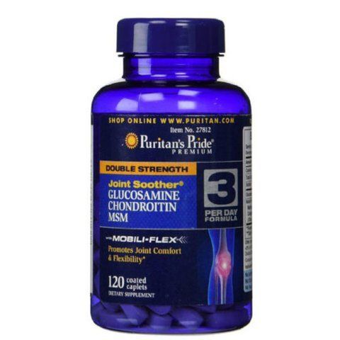 Glucosamine Chondroitin MSM Double Strength - 60 Caplets фото