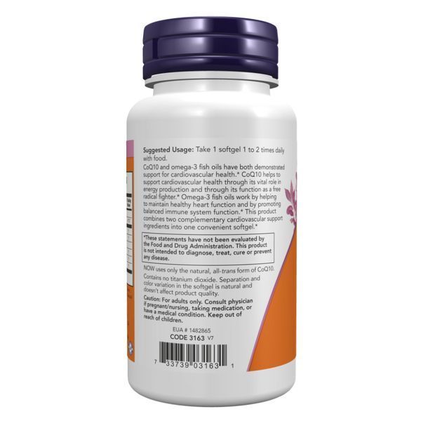 CoQ10 60mg with Omega-3 - 120 sgels фото