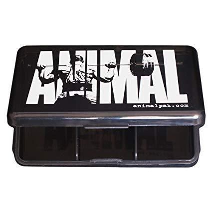 Animal energi iconic pill case black фото