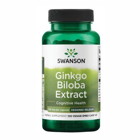 Ginkgo Biloba Extract 120 mg - 100 veg caps фото