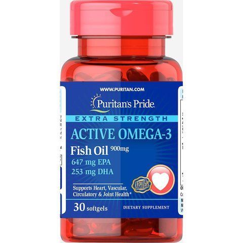 Active Omega-3 Extra Strength 900mg - 30 softgels фото
