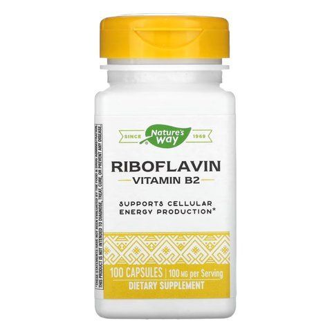 Riboflavin Vitamin B2 - 100 caps фото