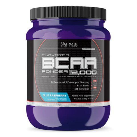 BCAA Powder 12000 - 228g Blue Raspberry фото