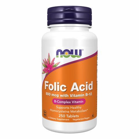 Folic Acid 800mcg - 250 tabs (Без этикетки) фото