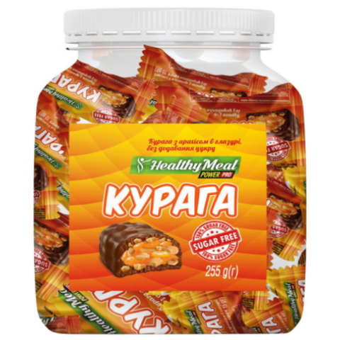 Helthy Meal - 255г Курага с арахисом в глазури фото