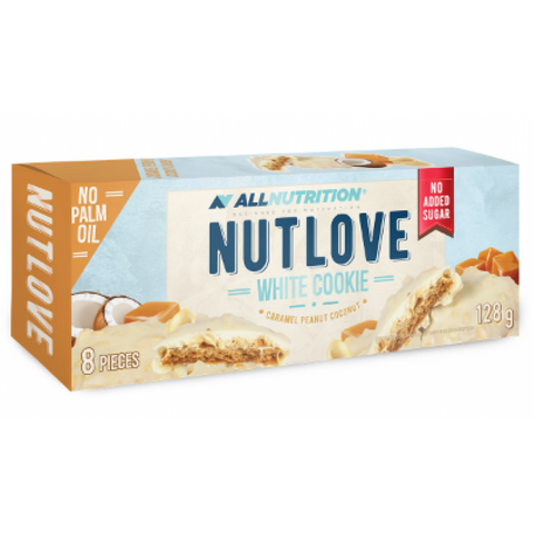 Nutlove -128g White Cookie Caramel Peanut Coconut фото