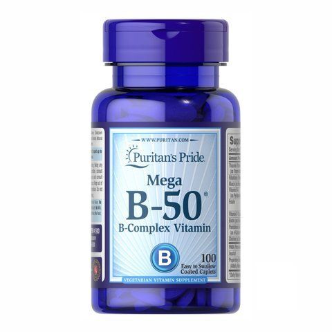 Vitamin B-50 Complex - 100 Caps фото