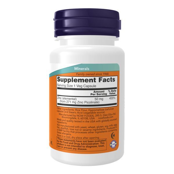 Zinc Picolinate 50mg - 120 vcaps фото