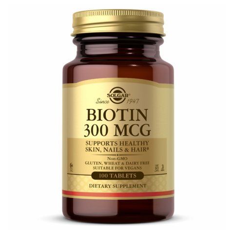 Biotin 300 mcg - 100 Tabs фото