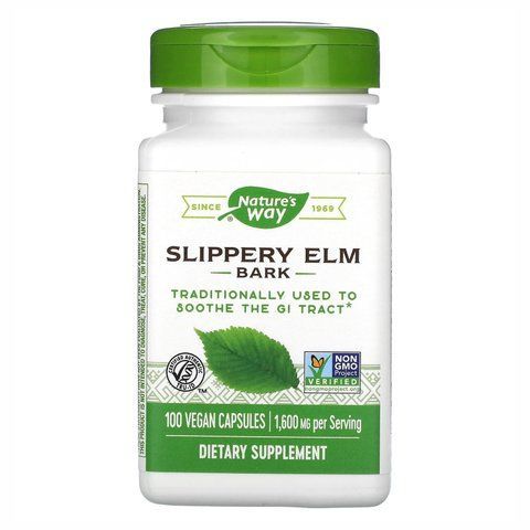 Slippery Elm Bark - 100 vcaps фото