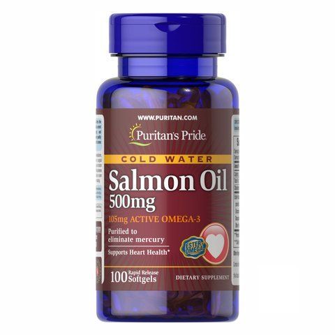Salmon Oil 500mg - 100caps фото