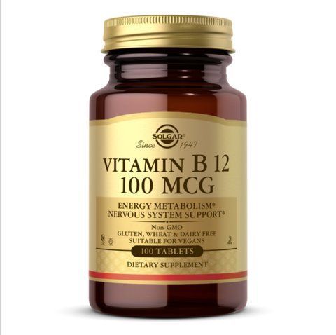 Vitamin B12 100 mcg - 100 tabs фото
