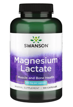 Magnesium Lactate 84mg - 120caps фото