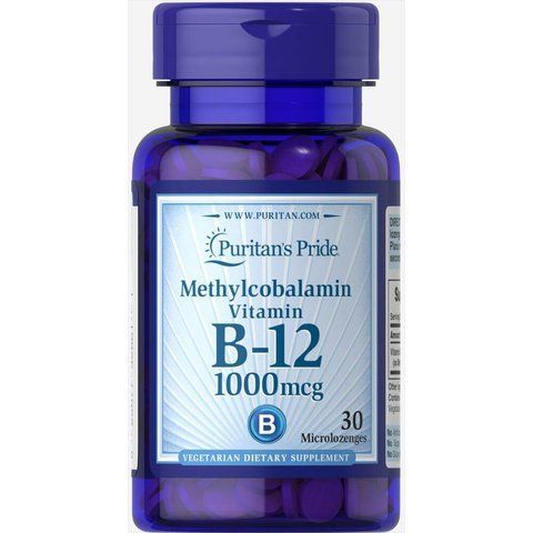 Methylcobalamin Vitamin B-12 1000 mcg - 30 Microlozenges фото