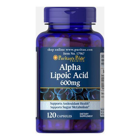 Alpha Lipoic 600mg - 30caps фото