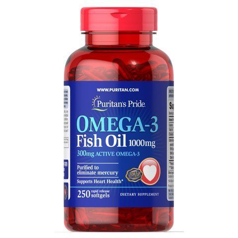 Omega 3 1000mg - 250softgels (Повреждена крышка) фото