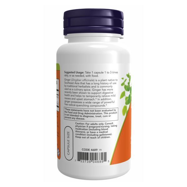 Ginger Root Extract 250mg - 90 vcaps фото