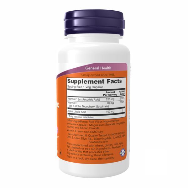 Alpha Lipoic Acid 100mg - 60vcaps (Без этикетки) фото