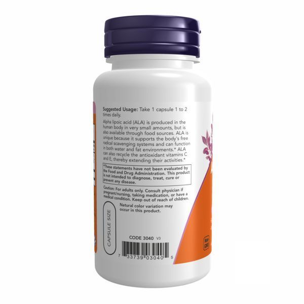 Alpha Lipoic Acid 100mg - 60vcaps (Без этикетки) фото
