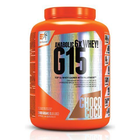 G15 Anabolic Gainer - 3000g Choco-Coconut фото