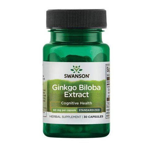 Ginkgo Biloba Extract 60mg - 30caps фото