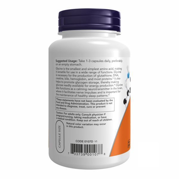 Glycine 1000mg - 100 vcaps фото