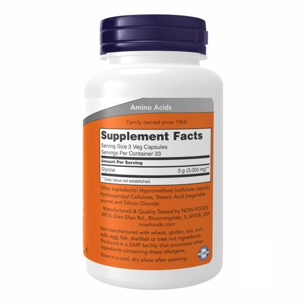 Glycine 1000mg - 100 vcaps фото