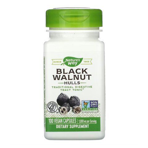 Black Walnut Hulls - 100 vcaps фото