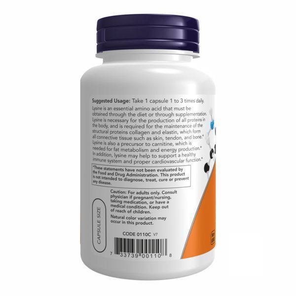 Lysine 500mg - 100 vcaps фото