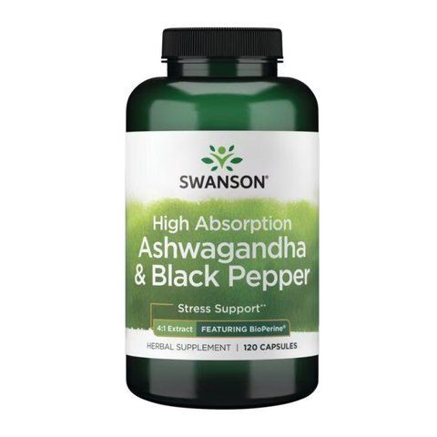 Ashwagandha Black Pepper - 120caps фото
