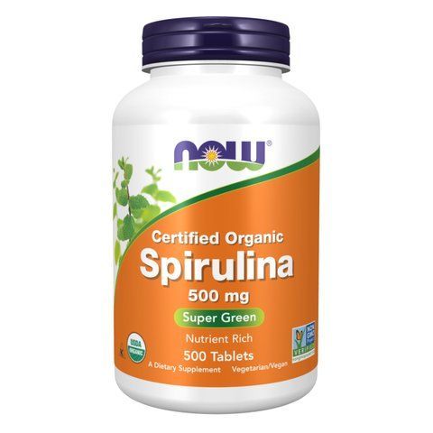 Org Spirulina 500mg - 500 tabs фото