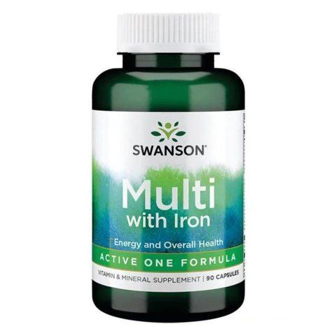 Multi whith Iron Active One Formula - 90 caps фото