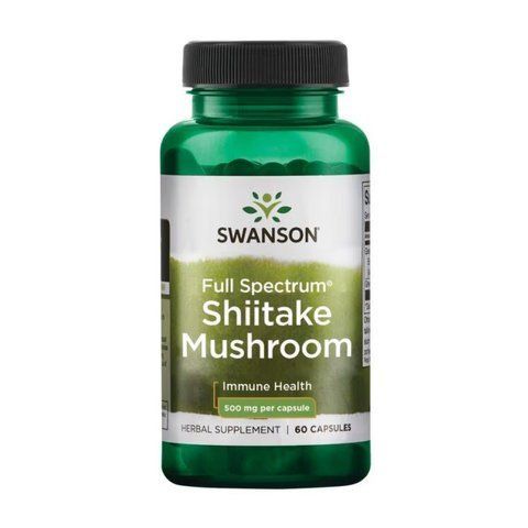 Full Spectrum Shiitake Mushroom 500mg - 60 caps фото