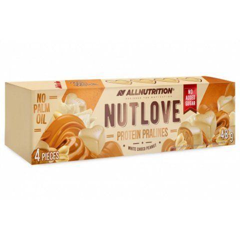 Nut Love 4Pieces - 48g White Choco Peanut фото