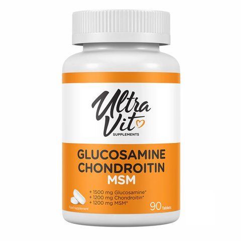 Ultravit Glucosamine Chondroitin MSM - 90 tabs фото