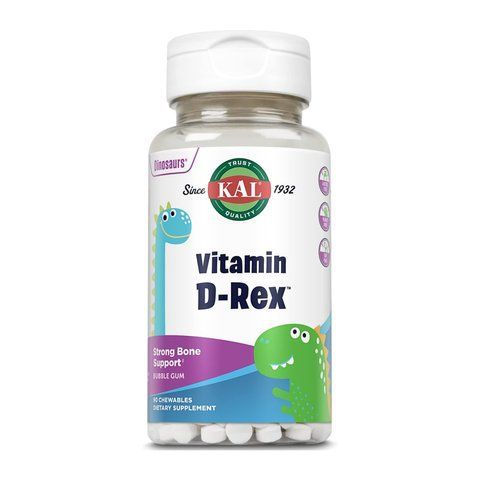 Vitamin D-Rex 10mcg - 90 сhewable Bubble Gum фото