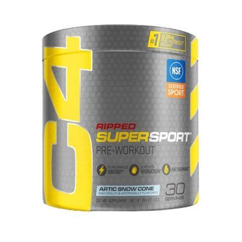 C4 Pre Workout Super Sport - 204g Arctic Snow Cone фото