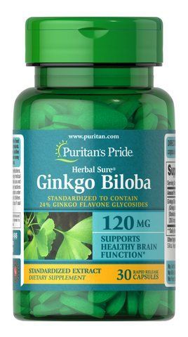 Ginkgo Biloba 120mg - 30caps фото