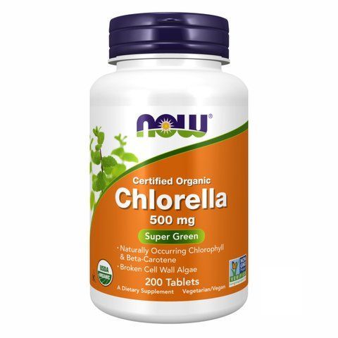 Organic Chlorella 500mg - 200 tabs фото
