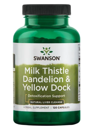 Milk Thistle Dandelion-Yellow Dock - 120 cap фото