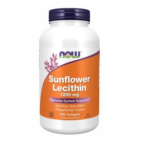 Sunflower Lecithin 1200mg - 200 sgels фото