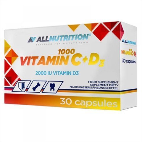 Vitamin C + D3 1000 - 30 caps фото