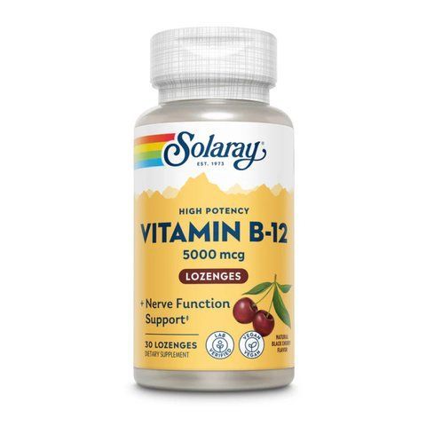 Vitamin B-12 5000mcg - 30 lozenges Natural Cherry фото