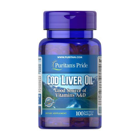 Cod Liver Oil 415 mg - 100 softgels фото