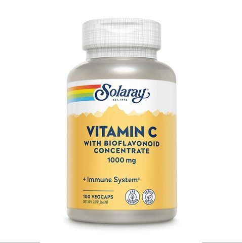 Vitamin C with Rose Hips, Acerola & Bioflavonoids 1000mg - 100 vcaps фото