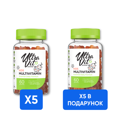 Kid's Multivitamin - 60 gummies 5+5 Kid's Multivitamin - 60 gummies в подарок! фото