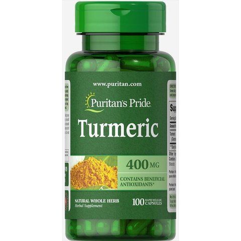 Turmeric 400 mg - 100 Capsules фото
