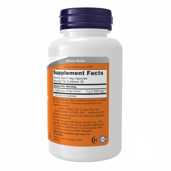 L-TRYPTOPHAN 500mg - 60 vcaps фото
